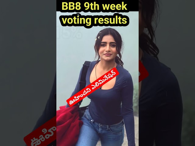 Bigg Boss 8 telugu 9th week voting results #biggboss8 #trending #ytshorts #viralvideo #bb8promo #bb8