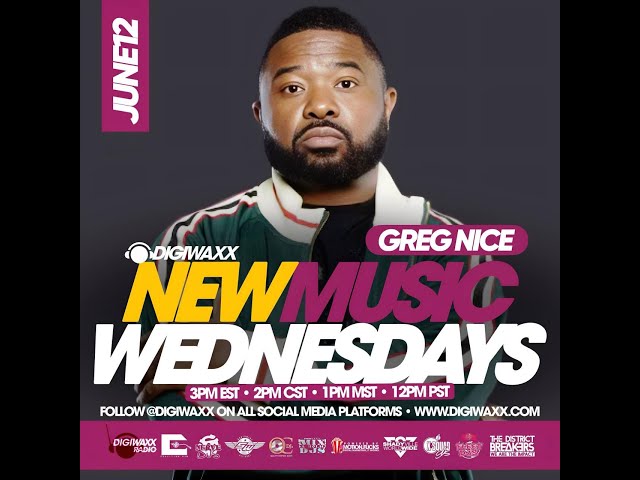 Legendary GREG NICE Joins The "New Music Wednesday" Crew Celebrating NEW #music #hiphop #legacy