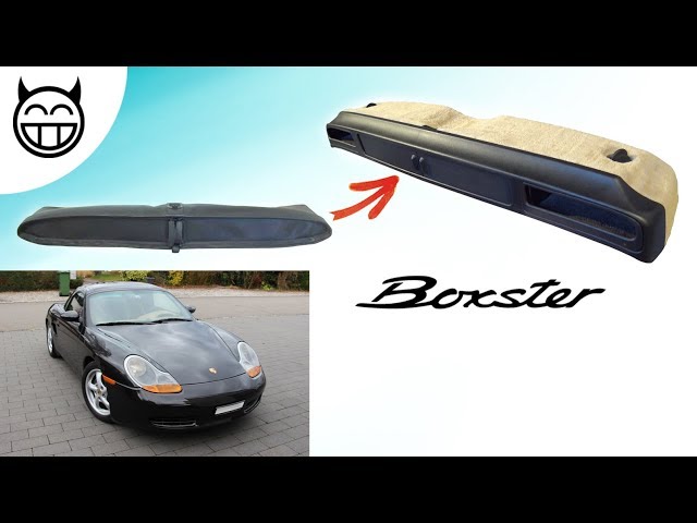 [English subtitles]  Boxster 986: How to install a rear box storage - DIY Tuto