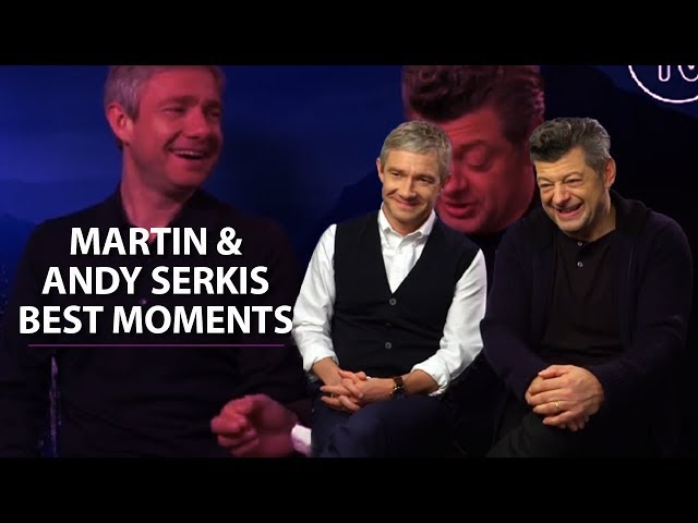 MARTIN FREEMAN and ANDY SERKIS | BEST MOMENTS👬