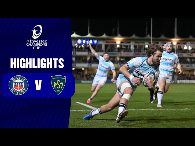 Instant Highlights - Bath Rugby v ASM Clermont Auvergne Round 3 | Investec Champions Cup 2024/25