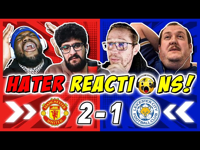 MAN UTD RIVALS & HATERS GUTTED 🤣 REACTION TO MAN UTD 2-1 LEICESTER CITY | FA CUP FAN REACTIONS