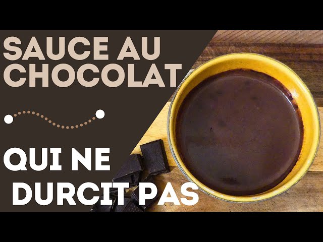 La Sauce Chocolat qui reste liquide! Parfaite pour les Crêpes, Gaufres, Fruits.  Recette!