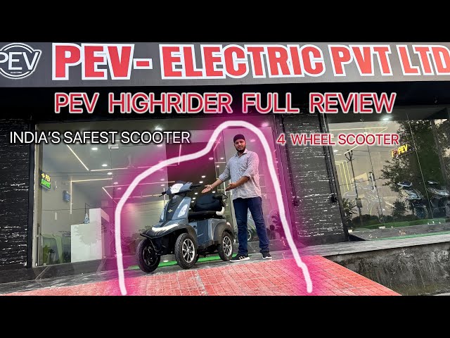 PEV HIGHRIDER FULL REVIEW | PEV ELECTRIC SCOOTER #electricscooter #pevelectric