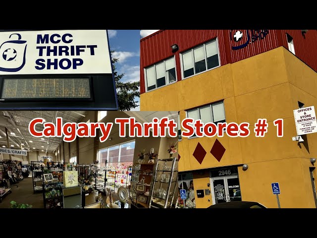 Calgary Thrift Stores # 1 | Bearer of Culture & Heritage | MCC Thrift Shop | Summer Walk | 4K