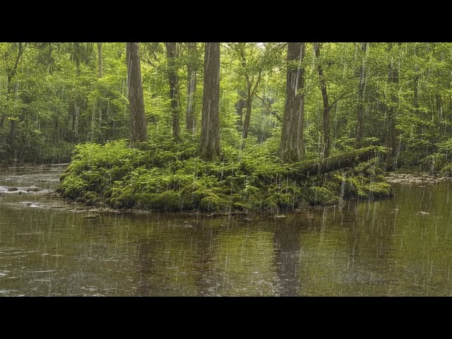 Listen Heavy Rain Storm Sound Makes Your Heart Feel Calm and Deep Sleep