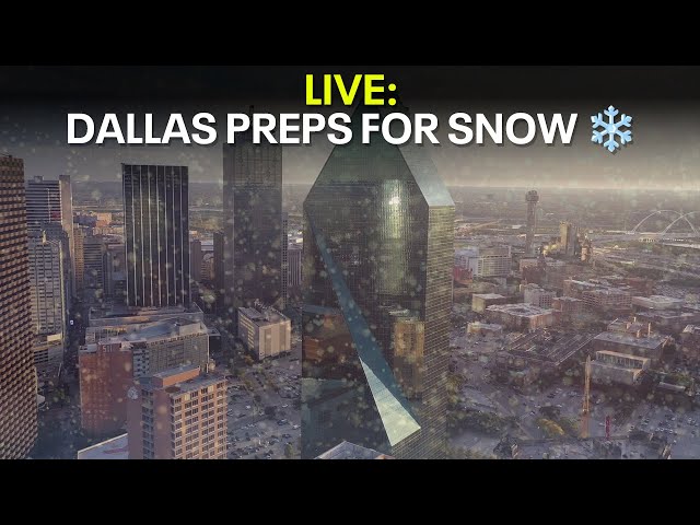 LIVE |  Dallas weather: City prepares for snow