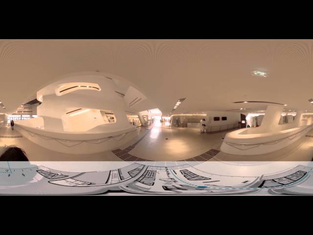 360 on Plan: Learning Center in Vienna by Zaha Hadid, part 1 (interactive panorama video)