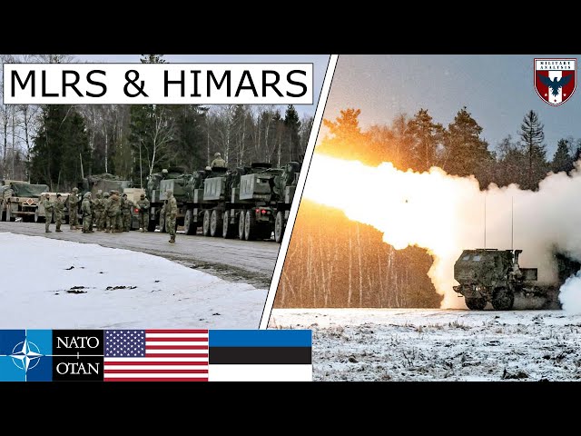 NATO | U.S. Soldiers Fire The Strongest HIMARS & MLRS Rocket in Estonia