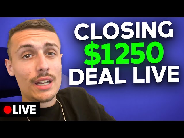 [LIVE Sales Call] Helping My Media Buyer Close a $1250 Deal (Who Said He "Had No Money" 😂)