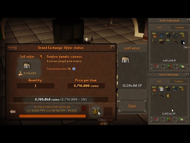 Fortis Colosseum money making method | Old School RuneScape