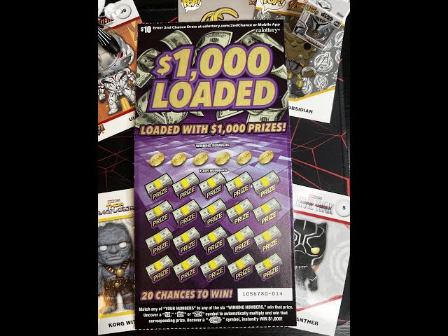 🎉  CA Lotto 1000's Loaded! Unlock the Treasure 💰(Video 77) #californialottery #scratchers