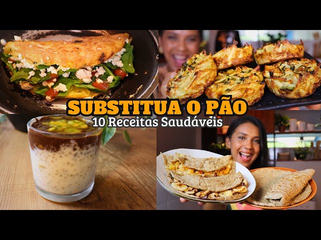 10 Receitas para Substituir o Pão Fácies e Saudáveis Compilado