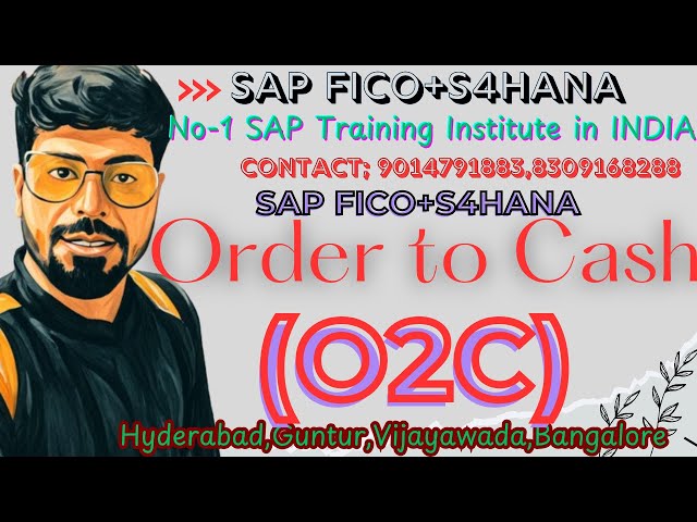 O2C Process Cycle in SAP FICO Interview Scenario,O2C RealTime Ticket Error explanation,Order to Cash