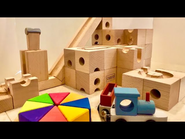 【marble run asmr】マーブルラン　cuboro のビー玉転がし cuboro kick トンネル #marblemom #cuboro