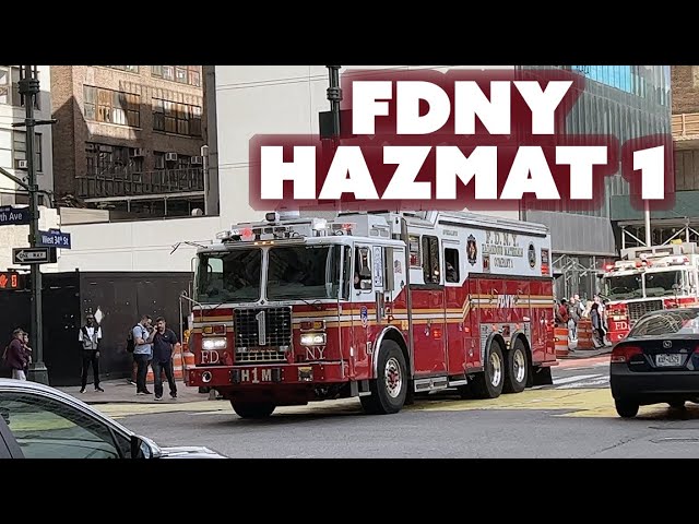 FDNY HAZMAT 1 Responds