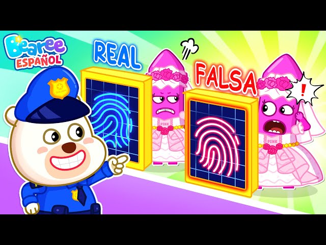 Crayón Real VS Falsa👰 Historias divertidas del Detective Bearee | Dibujos Animados ★ Bearee Español