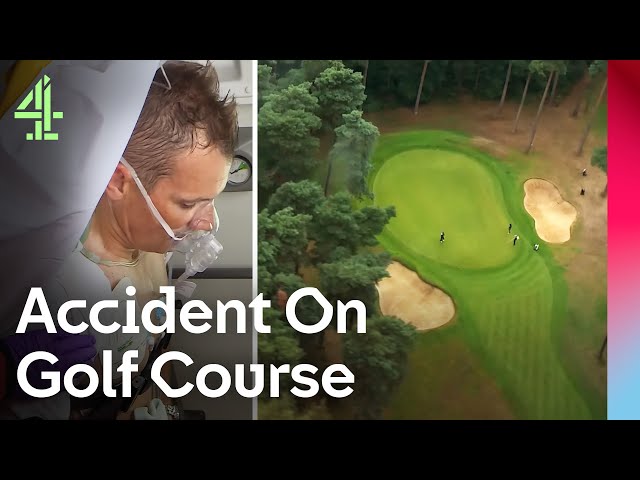 Man Collapses On Golf Course In Milton Keynes | Emergency Helicopter Medics | Channel 4