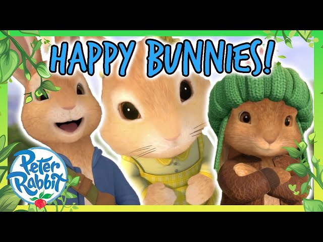 @OfficialPeterRabbit - 😄🐰 HAPPY Bunnies! 🐰😄 | 1+ Hour | Mental Health Awareness | Cartoons for Kids