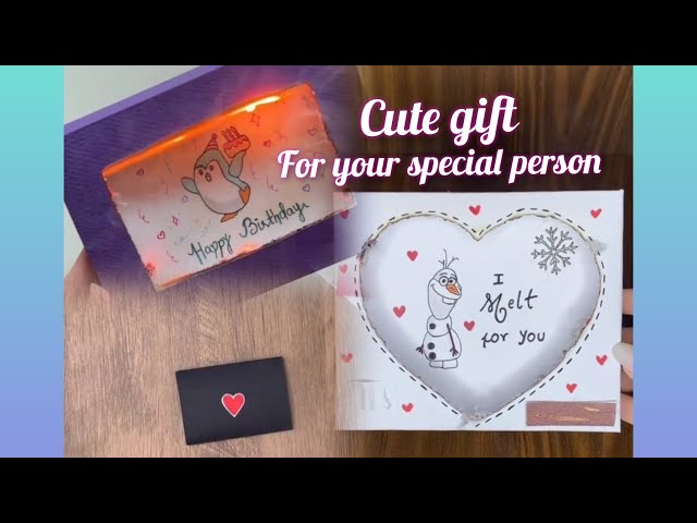 cute gift idea for your special person 💗 birthda & valentine gift card 💗 #giftcard #papercraft