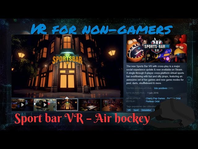 Playing Air Hockey in Virtual Reality