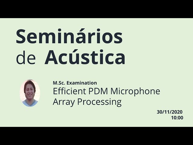 Efficient PDM Microphone Array Processing