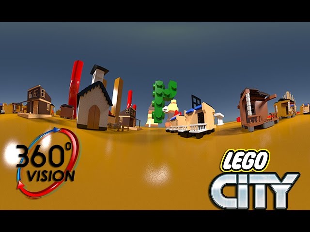 Lego city 360 video - lego VR video