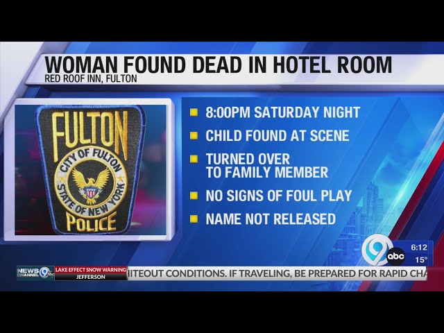 Woman found dead in hotel room in Fulton