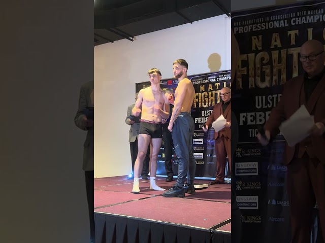 RESPECT 🤝 CHARLES MCDONAGH & KARL SAMPSON FACE OFF AHEAD OF LIGHTWEIGHT FIGHT IN BELFAST!