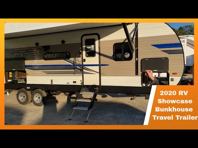 Travel Trailer with King Size Bed and Queen Sized Bunk beds. 2020 RV Camper