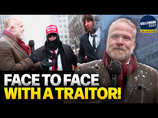 I CONFRONTED AN INSURRECTIONIST Before Donald Trump's MAGA Rally in Washington, DC!