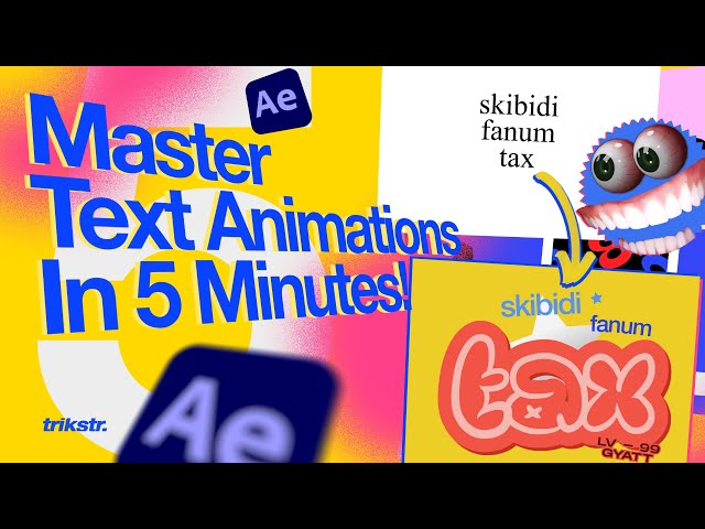 How To Master Text Animation In After Effects (5 Minutes)