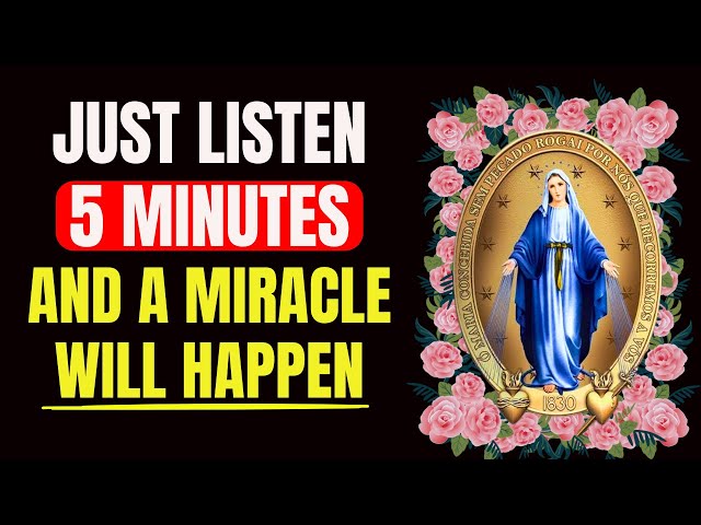 🔥Need an Urgent Miracle? Pray this prayer to Our Lady! ✨