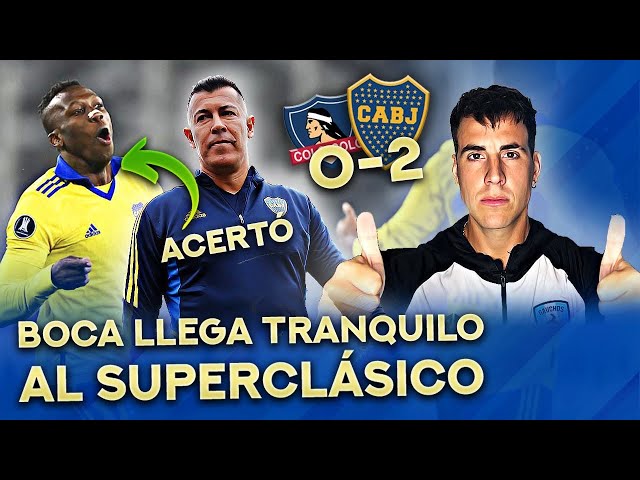 BOCA LE GANÓ 2 -0 A COLO COLO POR COPA LIBERTADORES