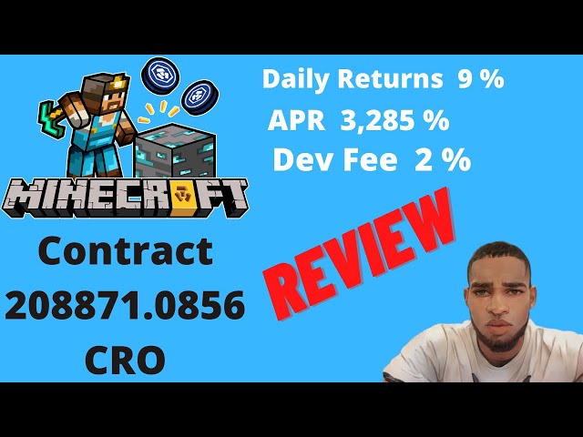 MineCroft Miner | Daily Returns 9% | APR 3,285 %