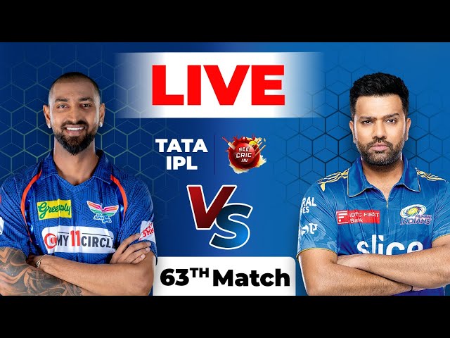 IPL LIVE 🔴|  LSG VS MI Live 🔴| IPL Live score | IPL LIVE  MATCH🔴| IPL Live Commentary