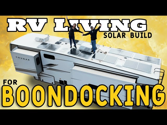 RV Solar Build for Boondocking! Challenge Accepted!