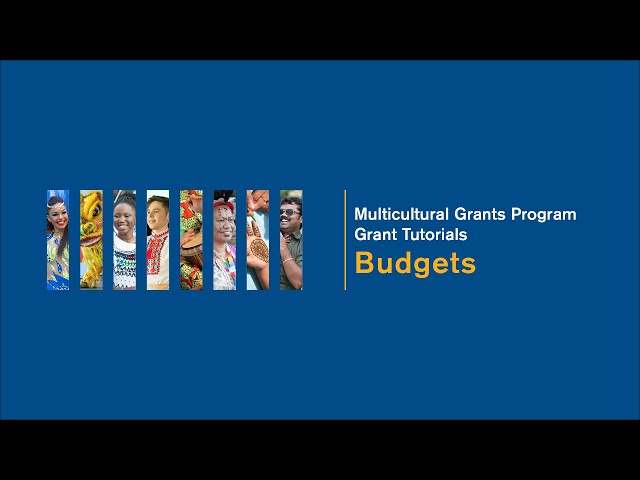 Multicultural Affairs Grant Tutorials: Budgets