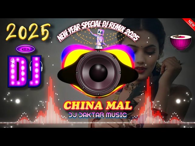 new santali dj song 2025 😄 china mal santali dj video | new year 🎊 special dj song 🔉 #dj #jbl 🎉remix