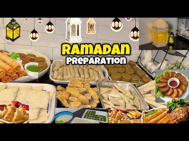 Pre Ramadan preparation 2025 | Make And Freeze items | Time saving tips | Ramadan Recipes