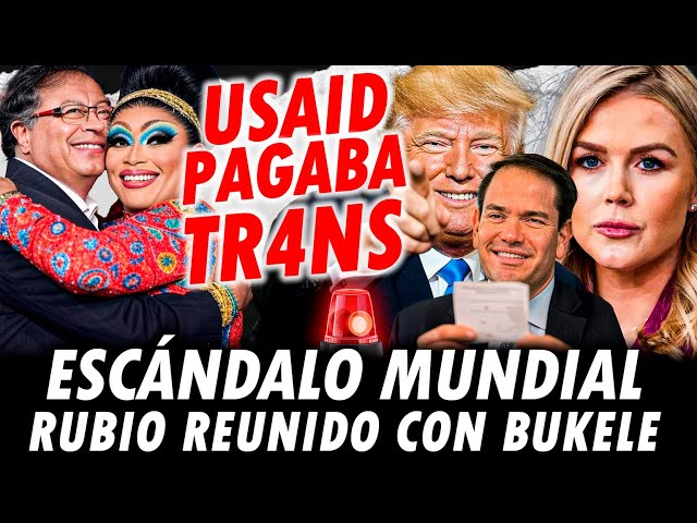 BUKELE se REÚNE con MARCO RUBIO ESTALLA LA USAID FINANCIABAN A TR4NSFORMERS