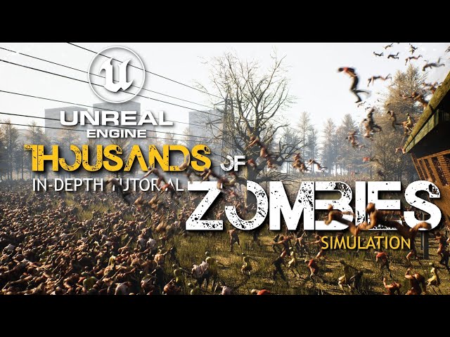 How to Create A Massive Zombie Horde in Unreal Engine 5.5 - Niagara Crowd Simulation, AnimToTexture