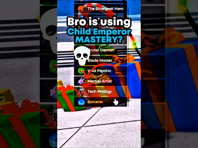 I Got CHILD EMPEROR MASTERY? 💀 #thestrongestbattlegrounds #tsb #tsbg #childemperor #roblox #gaming