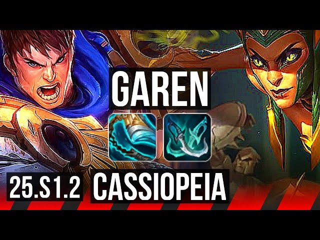 GAREN vs CASSIOPEIA (TOP) | KR Diamond | 25.S1.2