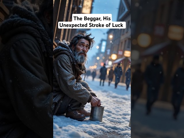 The Beggar and His Unexpected Stroke of Luck#shorts #HumanityTest#shortstory #shortfilm