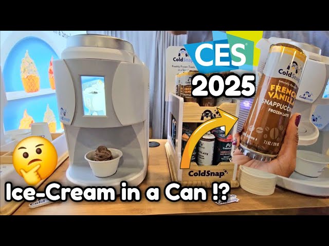 Frozen treat in Snap ColdSnap Ice-Cream CES 2025