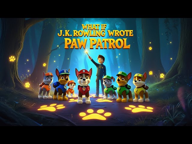 What If JK Rowling From Harry Potter Fame Wrote The New Paw Patrol? New JK Rowling Storyteller