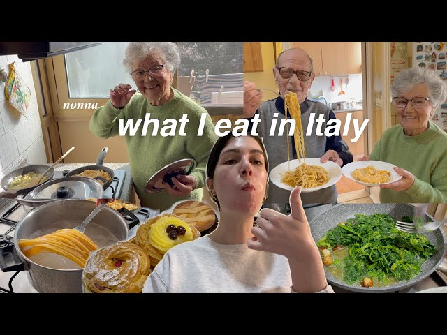 What I eat in a week at my nonna's in Italy 🍝