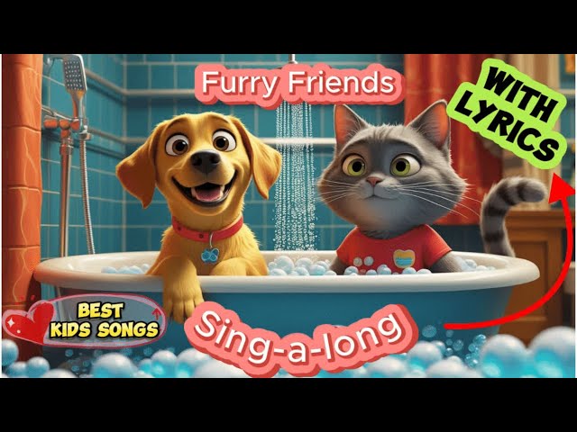 🎵 Toddler song with cats and dogs🎵 | Animated Pixar style for kids 🐶🐱 #toddler #kids