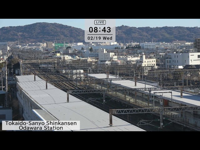 新幹線小田原駅ライブカメラ/Shinkansen Odawara Station Live Camera/Bullet train